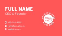 Hot Dog Circle Business Card