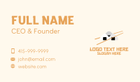 Sushi Train Business Card example 3
