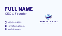 Travel Sky Airplane Business Card