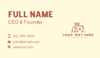 Simple House Building Realty Business Card