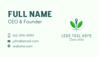 Leaf Acupuncture Wellness  Business Card Design
