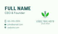 Leaf Acupuncture Wellness  Business Card