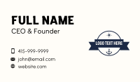 Yachtsman Business Card example 1