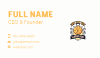 Basketball Varsity Sports Business Card Design