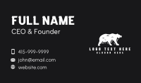 Mountain Bear Travel Business Card