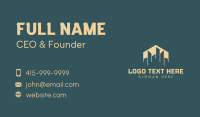 Hexagon Building Cityscape Business Card Design