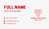 Red Bull Steakhouse Business Card Design