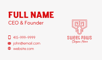 Red Bull Steakhouse Business Card