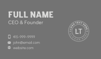 Gray Star Circle Company Business Card