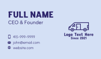 Travel Trailer Van  Business Card