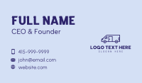 Travel Trailer Van  Business Card