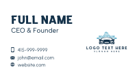 Car Wash Maintenance Business Card