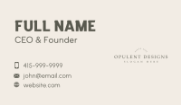 Classic Branding Wordmark Business Card Image Preview