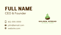 Plant Coffee Bean Business Card Image Preview