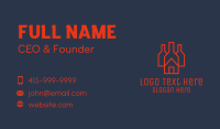 Red Bottle House  Business Card