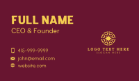 Gold Sun Astrology  Business Card Design