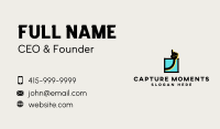 Hand Up Sign Business Card