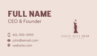 Fashion Designer Gown Business Card