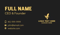 Yellow Angry Bee  Business Card
