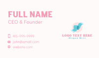 Fashion Scarf Accessory Business Card