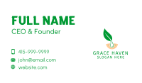 Organic Hair Treatment  Business Card