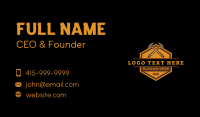 Hammer Builder Construction Business Card