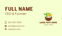 Natural Business Card example 3