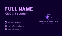 Artificial Intelligence Head Business Card