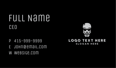Cool Sunglasses Skull Business Card Image Preview