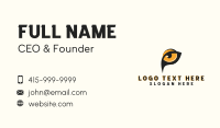 Safari Lion Eye Business Card