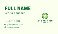 Nature Conservation Group Letter Business Card
