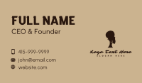 Afro Business Card example 1