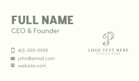 Wedding Planner Business Card example 2