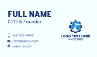 Water Faucet Maintenance  Business Card Design