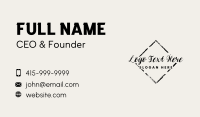 Premium Business Elegant Wordmark Business Card