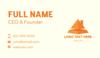 Orange Pyramid House Business Card