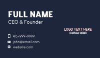 Company Business Card example 2