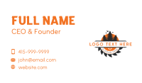 Forest Woodcutter Lumberjack Business Card