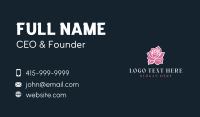 Elegant Rose Floral Business Card