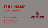 Red Ninja Scythe Business Card