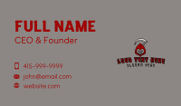 Red Ninja Scythe Business Card