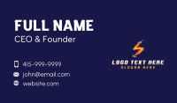 Lightning Thunder Bolt Business Card