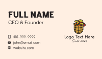 Orange Farm Basket Business Card