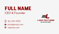 Delivery Express Letter Business Card Design