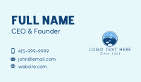 Blue Mountaineering Badge  Business Card