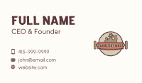 Lumberjack Tools Wokshop Business Card Design