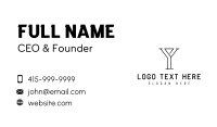 Simple Minimalist Monoline Letter Y Business Card