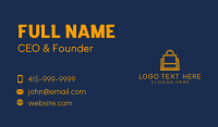 Online Shopping Bag  Business Card