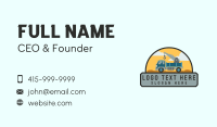 Crane Truck Towing Business Card Design