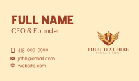 Torch Flame Wings  Business Card